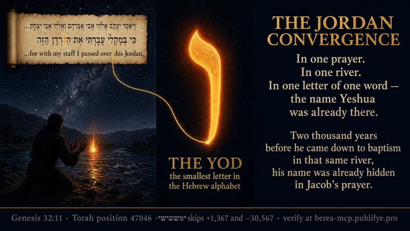 The Jordan Convergence — Genesis 32:11