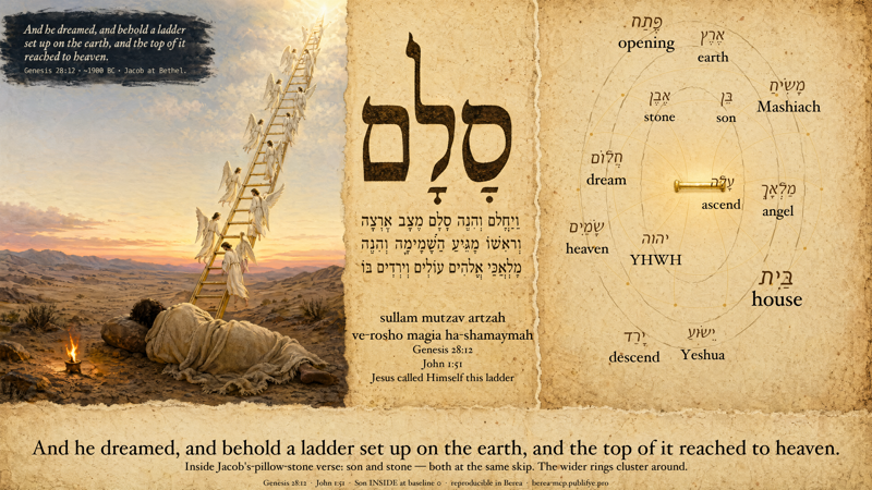 Jacob's Ladder — Genesis 28:12 / John 1:51