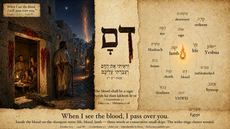 The Passover Lamb — Exodus 12:13 / 1 Corinthians 5:7