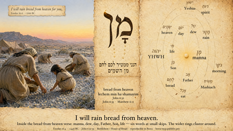 Manna from Heaven — Exodus 16:4 / John 6:32-35