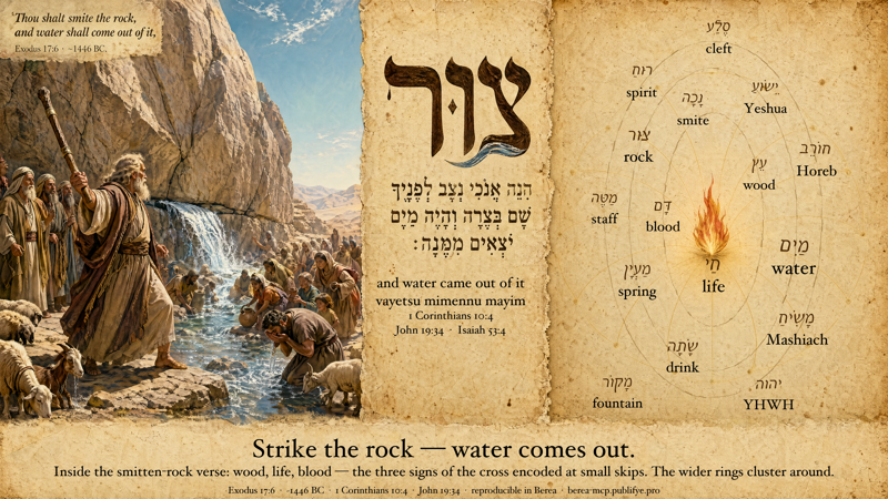 The Smitten Rock — Exodus 17:6 / 1 Corinthians 10:4
