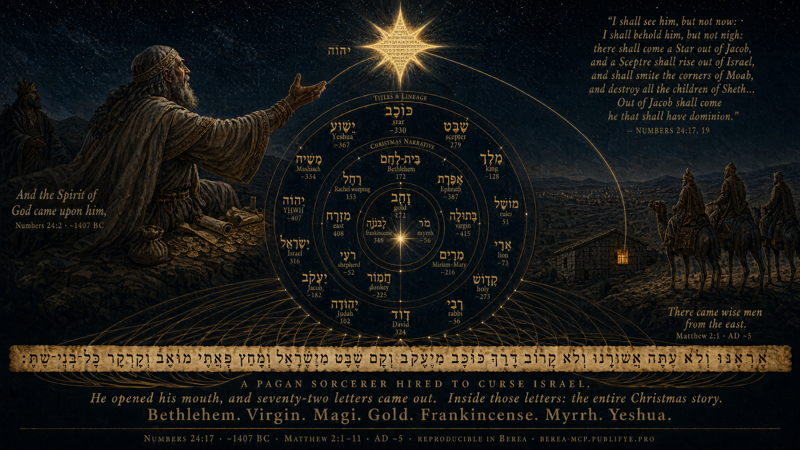 The Star of Bethlehem — Numbers 24:17